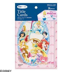 Decolure デコルーレ ディズニーキャラクター アルバムタイトルカード プリンセス Atc D101 4 ナカバヤシ 写真デコレーション アルバムとママ雑貨の店オフィス31 通販 Yahoo ショッピング