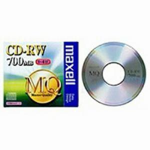 マクセル CDRW80MQ.S1P 4倍速対応データ用CD-RW 1枚 700MBAV・情報家電:オ...