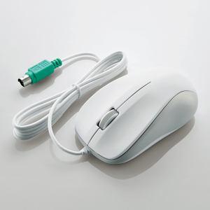 エレコム M-K6P2RWH/RS PS/2光学式マウス Mサイズ ホワイトパソコン:パソコン周辺機器:PCアクセサリー｜damap