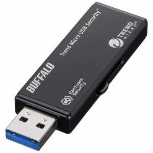 バッファロー RUF3-HSL8GTV5 USB3.0メモリ ウイルスチェックモデル 8GB・ブラッ...