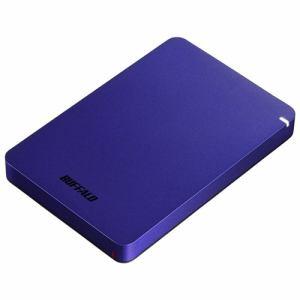 バッファロー HD-PGF1.0U3-BLA ポータブルHDD ブルー 1TBパソコン:ドライブ:外...