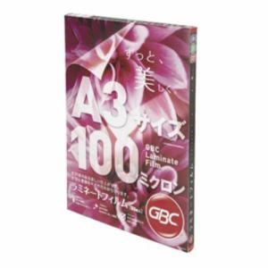 アコ・ブランズ・ジャパン LFM-H100A3 ラミネートフィルム 100μm A3(50枚入り) ...