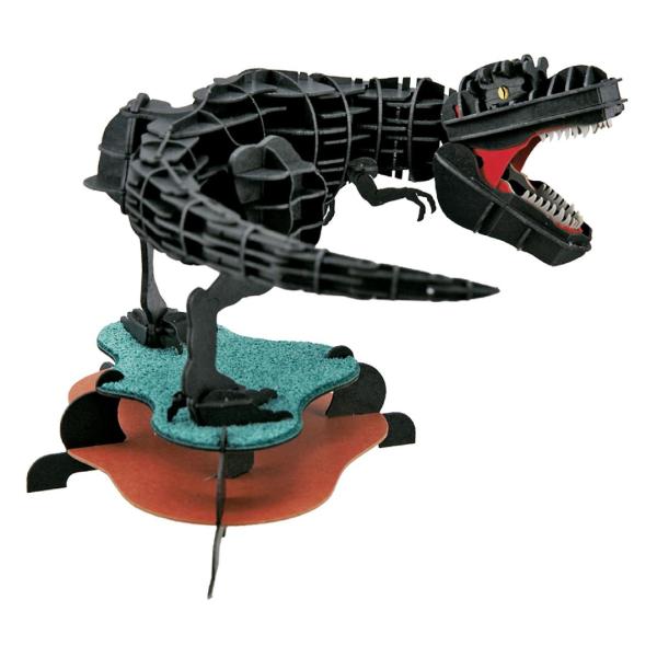 立体 ペーパークラフト ウラノ 恐竜 模型 3Dペーパーパズル DXティラノサウルス(MOVE) ブ...