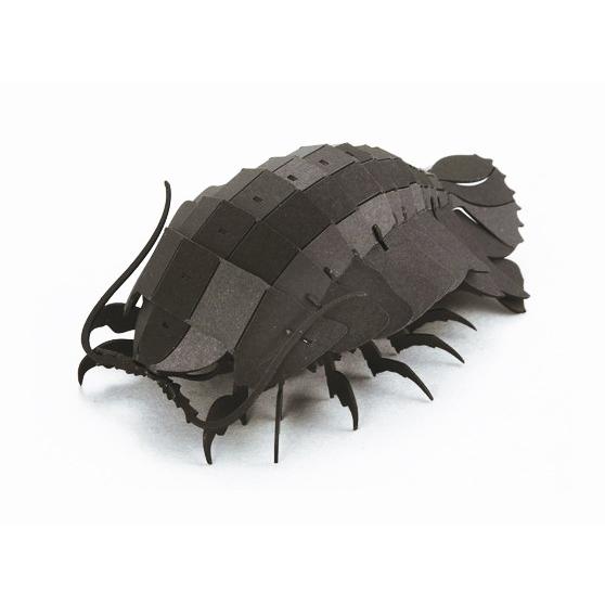 立体 ペーパークラフト パズル 模型 工作 ウラノ 3Dペーパーパズル ダイオウグソクムシ ブラック...