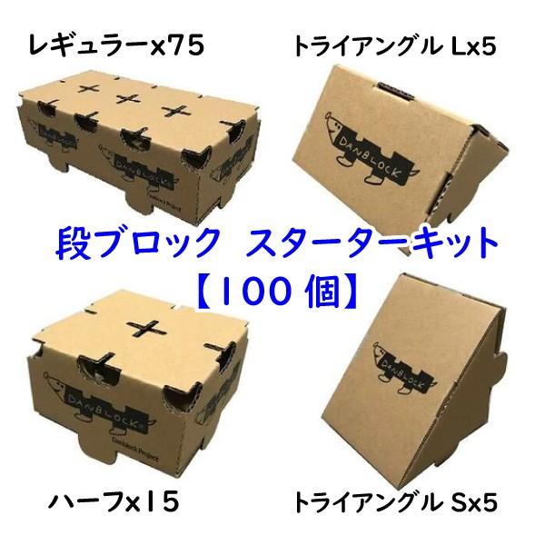 段ブロック スターターキット100個入り（受注生産）の商品写真