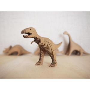ペーパークラフト　ダンボール 　恐竜　DANSAURUS　ティラノサウルス（送料無料・小型便にて配送...