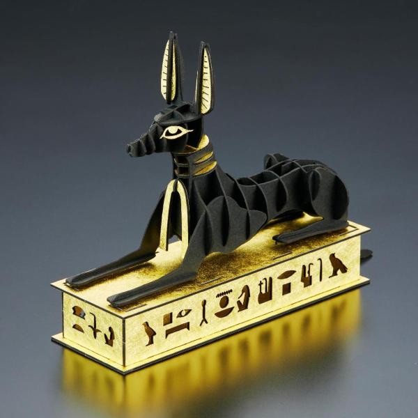 立体 ペーパークラフト パズル 模型 工作 ウラノ 3Dペーパーパズル アヌビス（送料無料・小型便に...