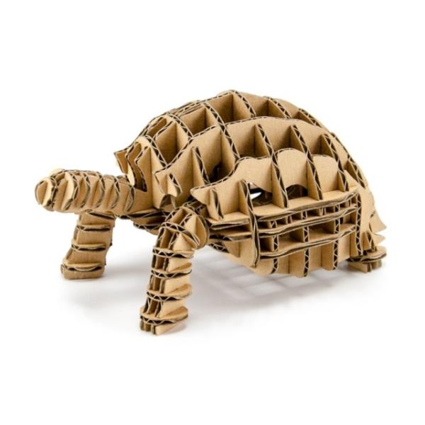 ペーパークラフト  ダンボール   FLATS  4D ART PUZZLE(フラッツ4Dアートパズ...