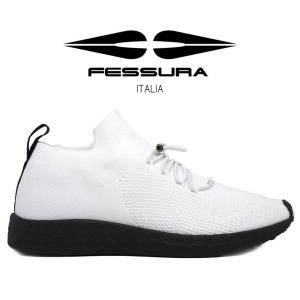 FESSURA RUN SOCK KNIT WHITE レディース サンダル フェスーラ スニーカー レディース ハイカット 靴 イタリア ブランド おしゃれ｜dami