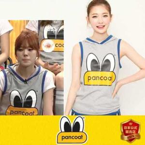 PANCOAT パンコート キャラクター T-シャツPOPEYES SLEEVELESS HOODIE (HEATHER GREY) 半袖 夏 トレーナー フード付半袖　Tシャツ メンズ レディース｜dami