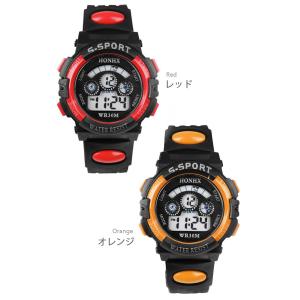 防水 腕時計 ジュニア スポーツ 腕時計 デジ...の詳細画像4