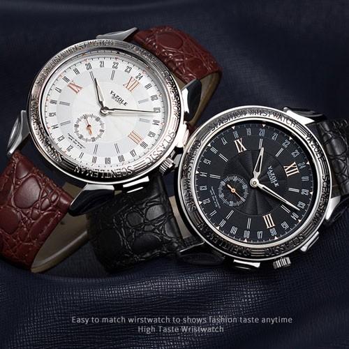 YAZOLE 腕時計 ビジネス メンズ ファッション ウォッチ 父の日 ギフト プレゼント 男性