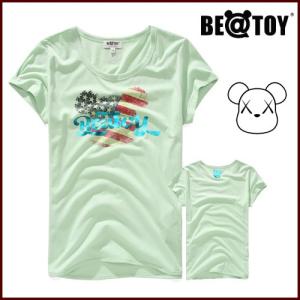 正規品 BEATOY Crover L Green T-シャツ、半袖、レディース、夏韓国雑貨 T-シャツ、半袖、tシャツ レディース 半袖 ロゴ メンズ 半｜dami