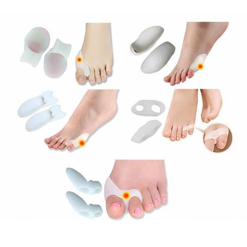 外反母趾足指サポーター 足指 親指 小指 分離 保護 パッド 2個入 フリーサイズ 男女兼用 保護 ...
