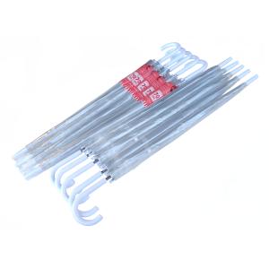 《まとめ買い１０本セット》ダナウェイ 透明ビニール傘 ワンタッチタイプ ７０ｃｍ １０本セット 《普段使いに 来客用に》