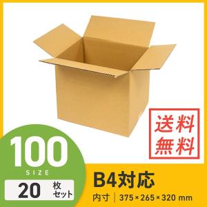 ダンボールワン ダンボール 段ボール箱 A4サイズ宅配100サイズ 330×240
