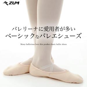 バレエシューズ スプリットソール キャンバス ...の詳細画像1