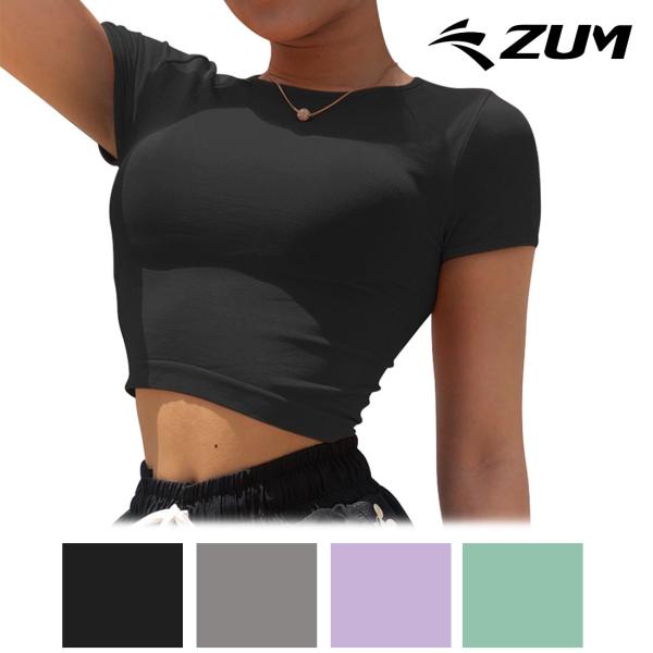フィットネス Tシャツ ZUMF-T001 ジム トレーニング 筋トレ ヨガ フィットネス エクササ...