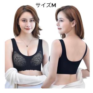 ノンワイヤースポーツブラ レディース ブラック 快適 フィット ヨガ ダンス ジム用