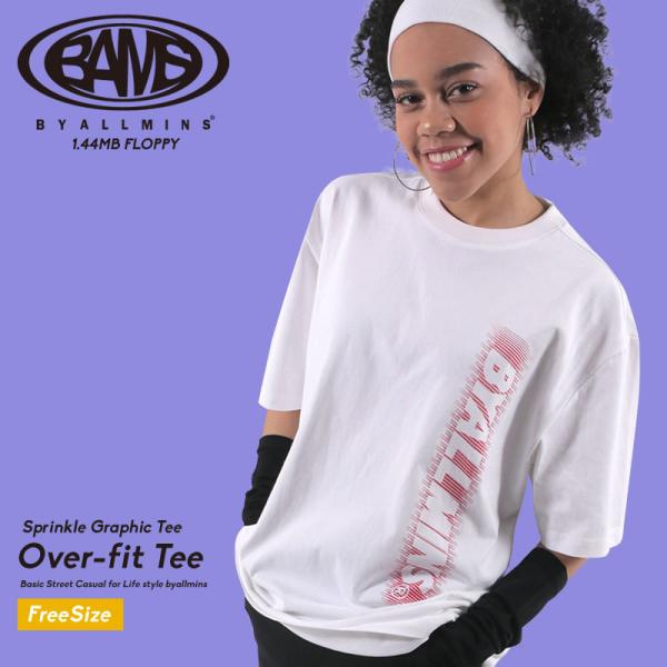 byallmins バイオールミーンズ Tシャツ Sprinkle Graphic Tee 白 メン...