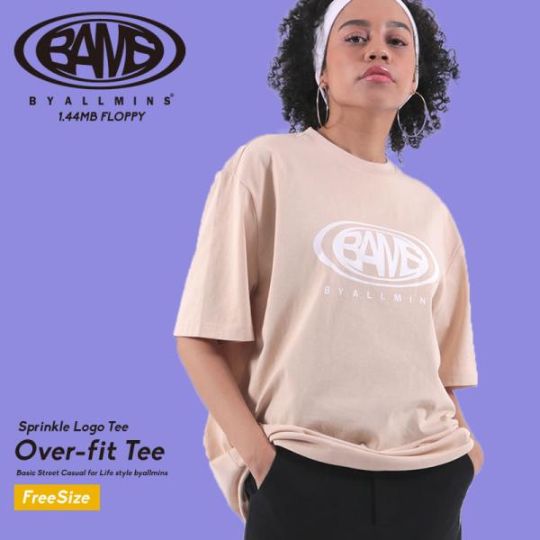 byallmins バイオールミーンズ Tシャツ Sprinkle Logo Tee ベージュ メン...
