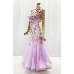 Y6075★M 濃ピンク スタンダードドレス 社交ダンス Y6075☆M 濃ピンク スタンダードドレス 社交ダンス ダンス・バレエ