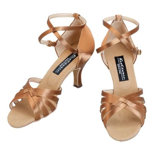 社交ダンス・ダンス衣装　ダンスシューズ　女性用　ラテン　キャロンBXハバナサテン