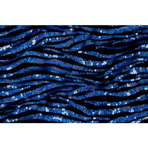 社交ダンス・ダンス衣装　 生地　英国製シークインメッシュ　スパンコール｛オリオン―ブラック×オーシャ...