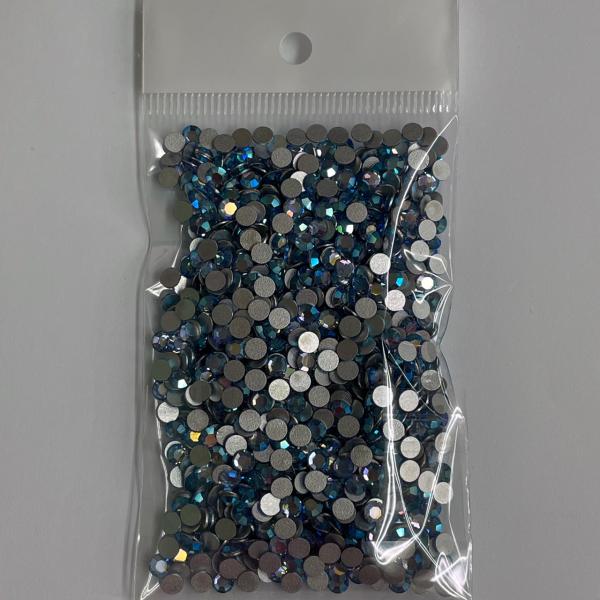 SALEストーン プレチオーザ8面カット廃盤SALEカラーAB ライトサファイアAB SS16 10...