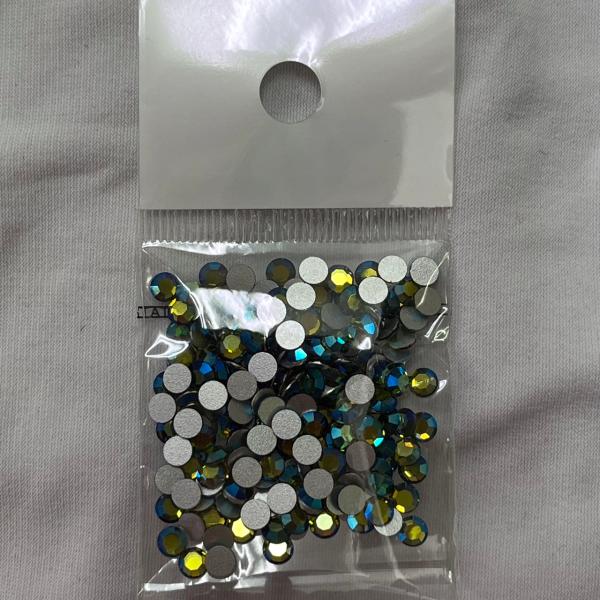 SALEストーン プレチオーザ8面カット廃盤SALEカラーAB オリーブAB  SS16 小分け20...