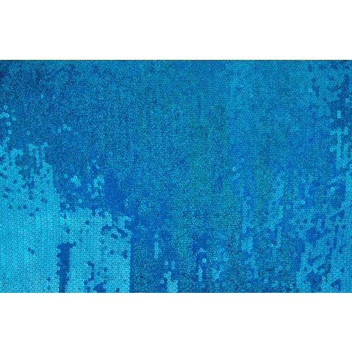 社交ダンス・ダンス衣装　 生地　英国製シークインメッシュ　スパンコール｛シャロン―ターコイズ｝50c...