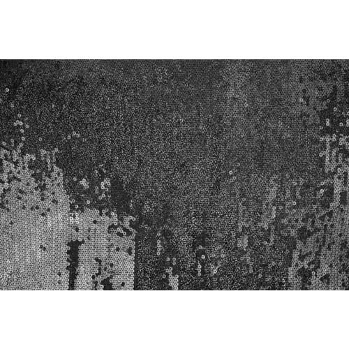 社交ダンス・ダンス衣装　 生地　英国製シークインメッシュ　スパンコール｛シャロン―ブラック｝50cm...