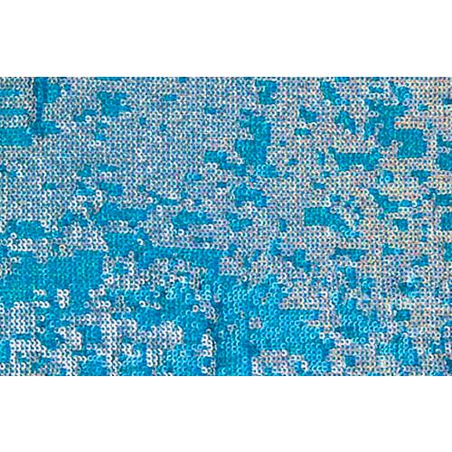 【取寄せ】社交ダンス・ダンス衣装　 生地　英国製シークインメッシュ　スパンコール｛カメレオン―ターコ...