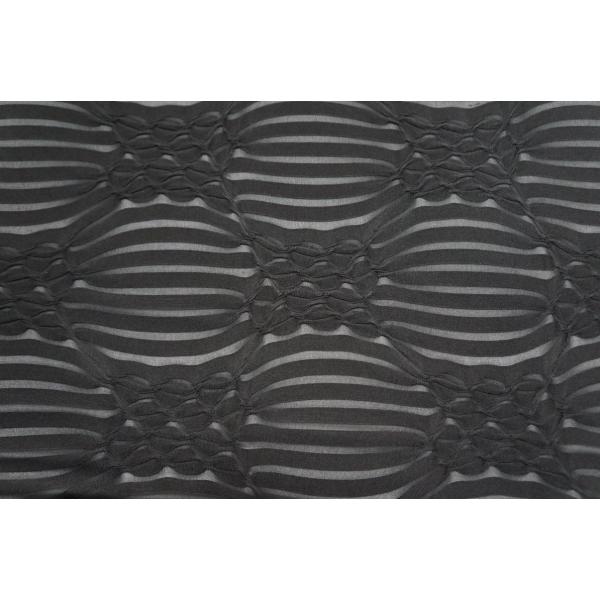 社交ダンス・ダンス衣装　 生地　英国製ストレッチシャツファブリック　廃盤SALE　｛トレリス-ブラッ...