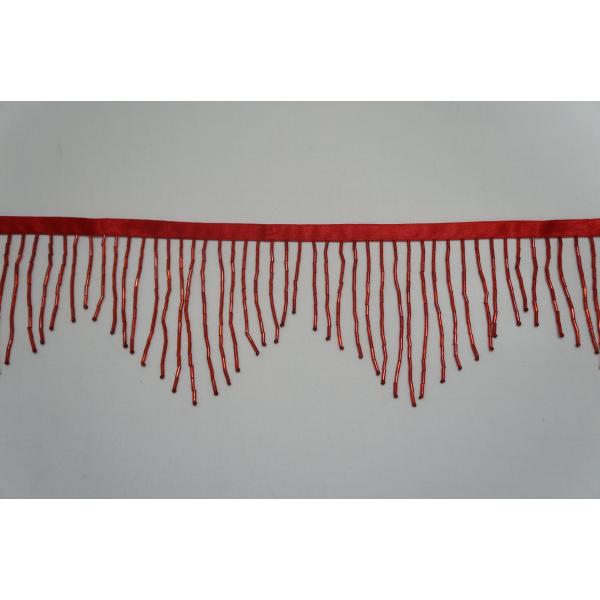 【SALE】ウェーブビーズフリンジ｛ライトシャム｝ 50cm〜10cm刻み　定価から70%引き→セー...