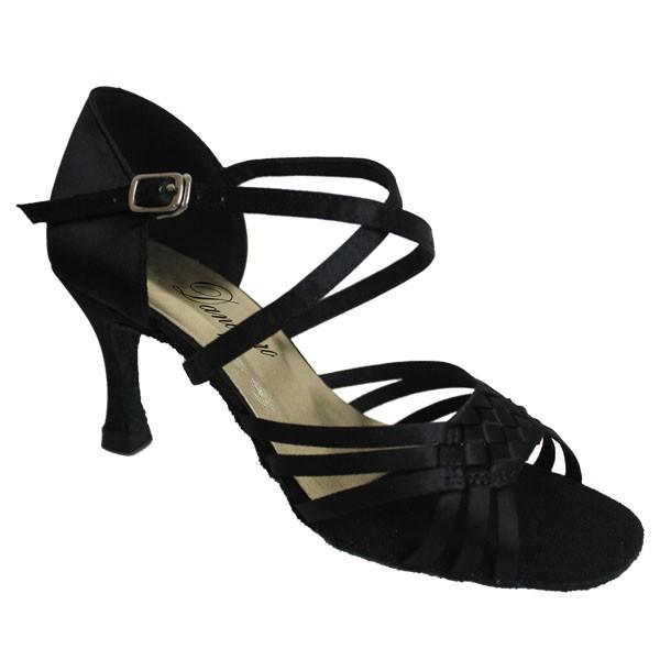 社交ダンスシューズ_ラテンシューズ_セミオーダー_黒ブラック_176501