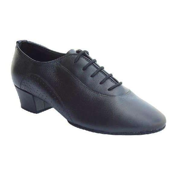 社交ダンスシューズ_紳士ラテンダンスシューズ_セミオーダー_黒ブラック_230301