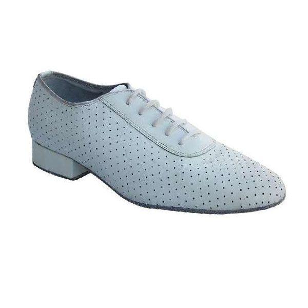 社交ダンスシューズ_紳士モダンダンスシューズ_セミオーダー_白ホワイト_250202