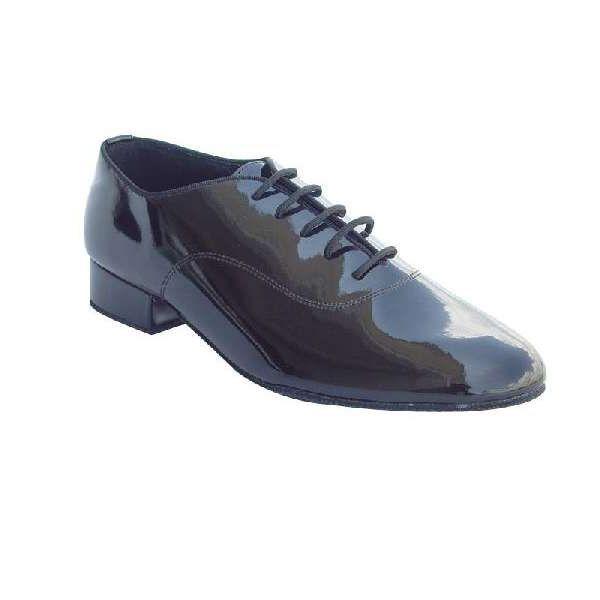 社交ダンスシューズ_紳士モダンダンスシューズ_セミオーダー_黒ブラック_250302