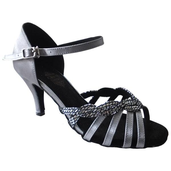 社交ダンスシューズ_ラテンシューズ_即納商品_お買得商品_グレー_276802