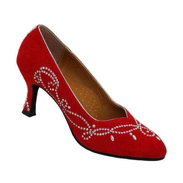 社交ダンスシューズ_即納商品_モダンシューズ_4530_red