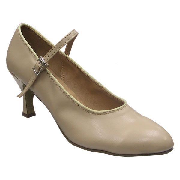 社交ダンスシューズ_モダンシューズ_セミオーダー_ベージュ_680211