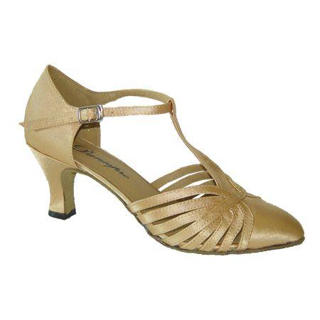 社交ダンスシューズ_兼用シューズ_セミオーダー_お買得商品_ベージュ_682909