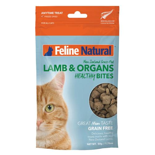 Feline Natural フリーズドライ ラム・トリーツ 50g&lt;br&gt;[ 猫のおやつ 全年齢 ...