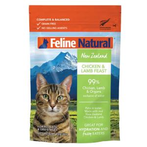 Feline Natural プレミアムパウチ チキン＆ラム・フィースト 85g&lt;br&gt;[ キャットフード 全年齢 フィーラインナチュラル ウェットフード ] 猫缶、ウエットフードの商品画像