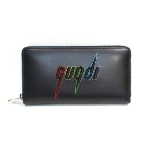 グッチ 財布 メンズ 長財布 新品 GUCCI ブレード エンブロイダリー ジップアラウンドウォレッ...