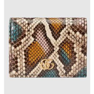 グッチ GUCCI 財布 GGマーモント パイソン カードケース コイン＆紙幣入れ付き メンズ レデ...