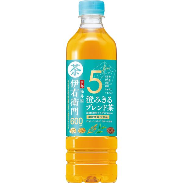 機能性表示食品 サントリー 伊右衛門 澄みきるブレンド茶 お茶 600ml×24本