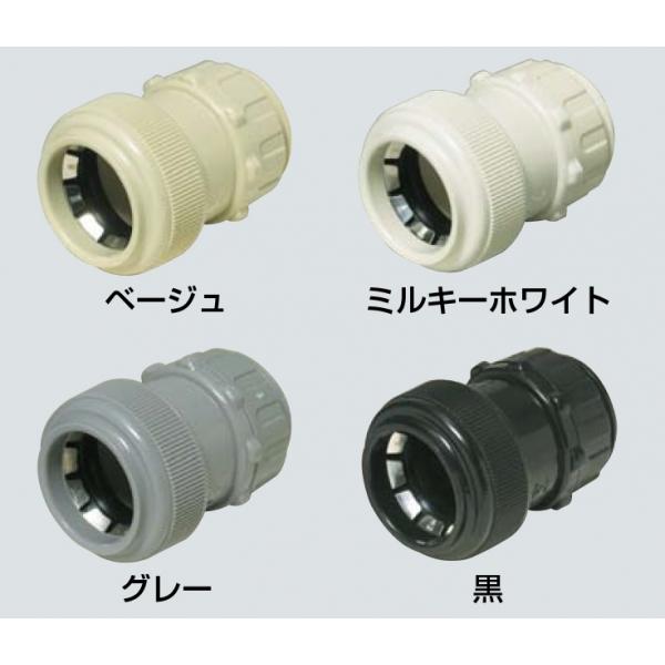 コネクタ/PF管用・防水型 FPK-16YPM(10個入り) G3/4 カラー:ミルキーホワイト:適...