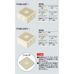 露出用四角ボックス/取付自在蓋 PV4B-ANF...の商品画像